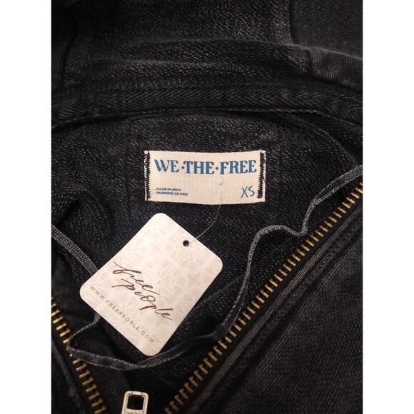 Free People We The Free What's Next Poncho Vest Jacket Hoodie Cotton XS 284028 - Picture 9 of 9